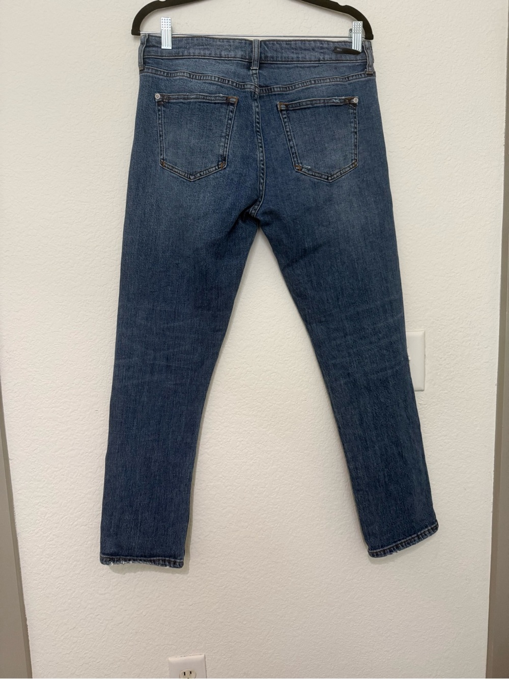 Pilcro and the Letterpress by Anthropologie Blue Slim Boyfriend Straight Jean - Picture 2 of 3